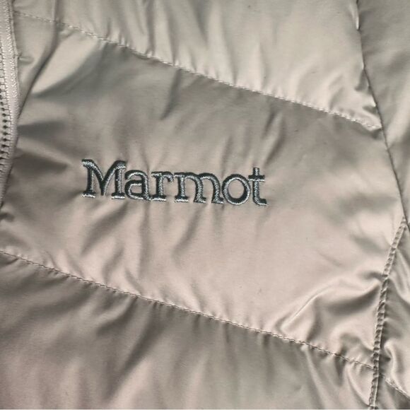 Marmot Montreal Women's 700 Down Puffer Coat - Glacier Grey | Size M - Picture 11 of 13